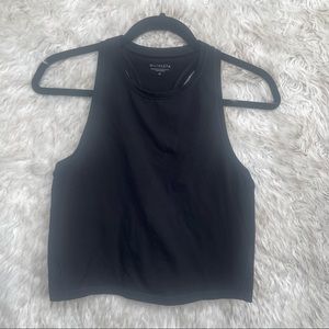 Athleta Shanti Crop Tank Black Size M